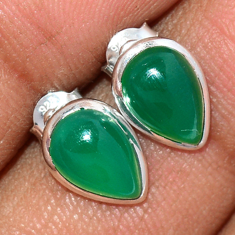 Green Onyx Studs - GROS200