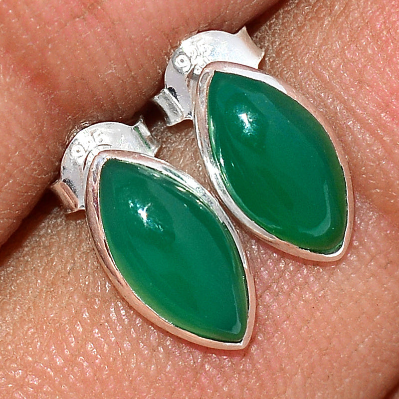Green Onyx Studs - GROS201