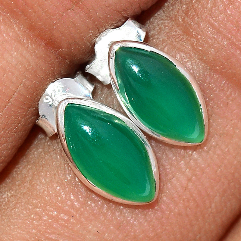 Green Onyx Studs - GROS208