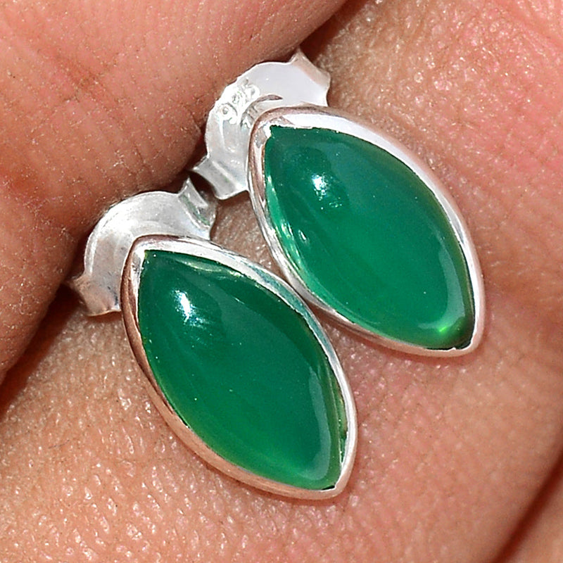 Green Onyx Studs - GROS216