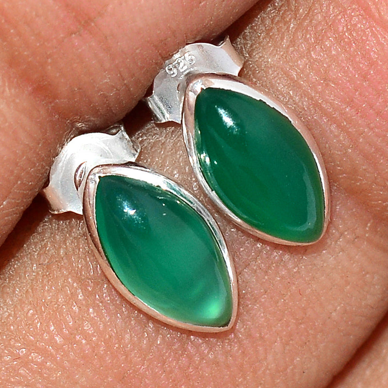 Green Onyx Studs - GROS218