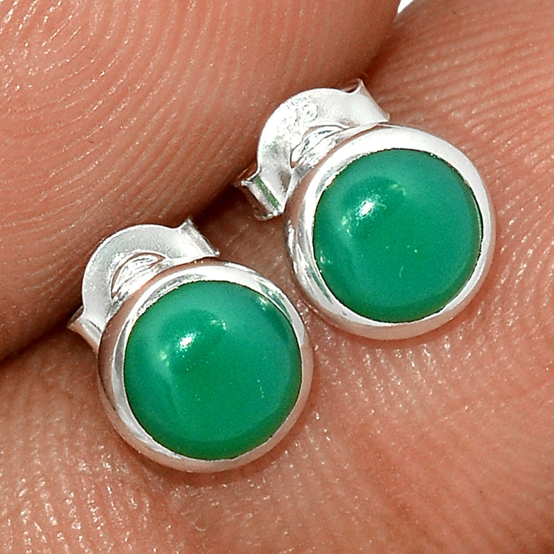 Green Onyx Studs - GROS232