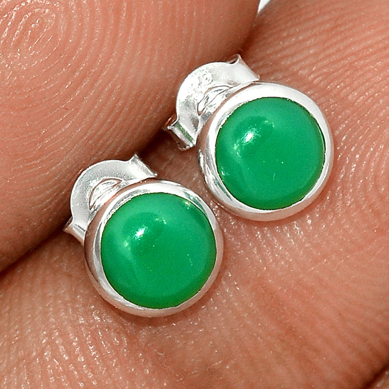 Green Onyx Studs - GROS239