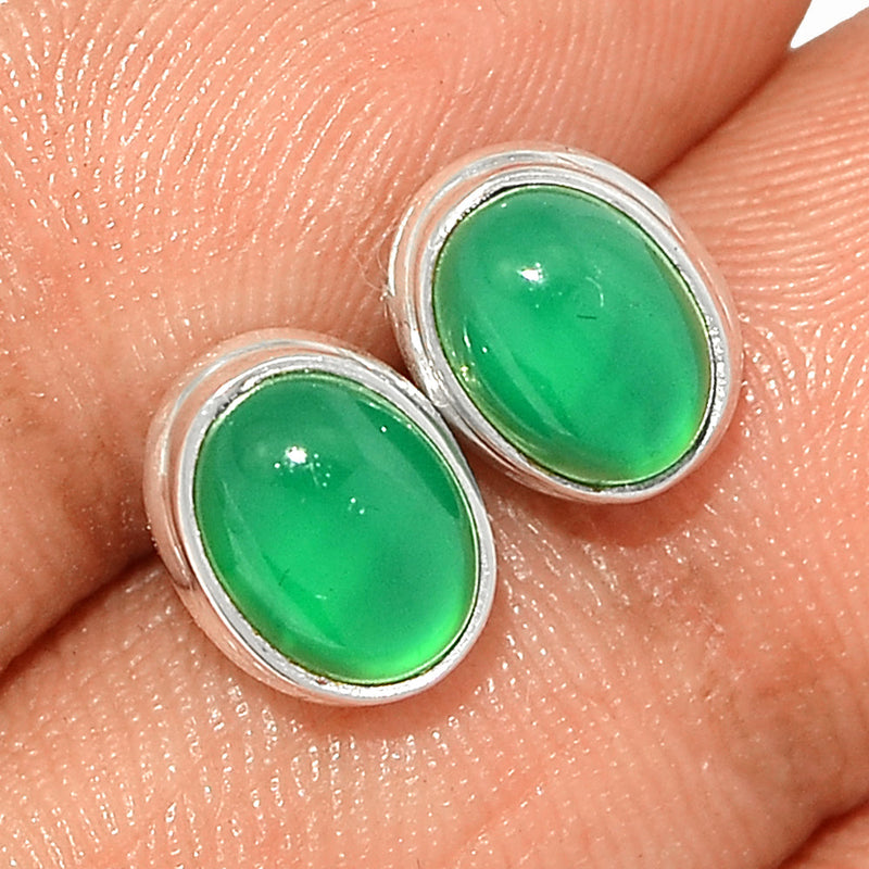 Green Onyx Studs - GROS251