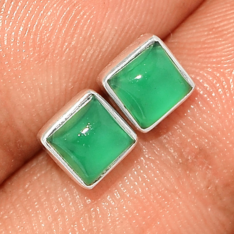 Green Onyx Studs - GROS252