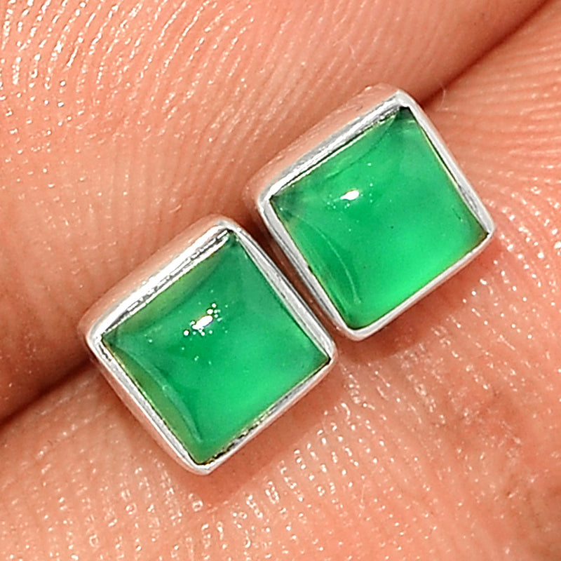Green Onyx Studs - GROS254