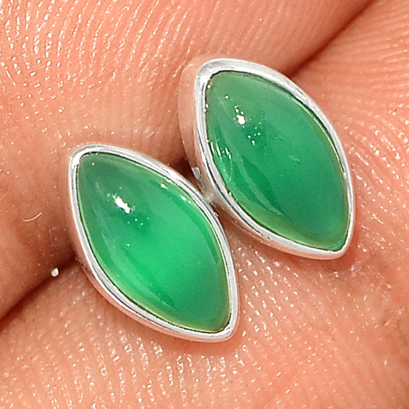 Green Onyx Studs - GROS257