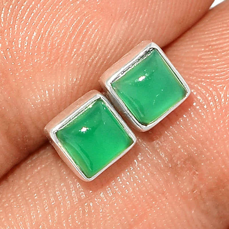 Green Onyx Studs - GROS263