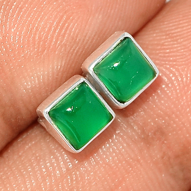 Green Onyx Studs - GROS264