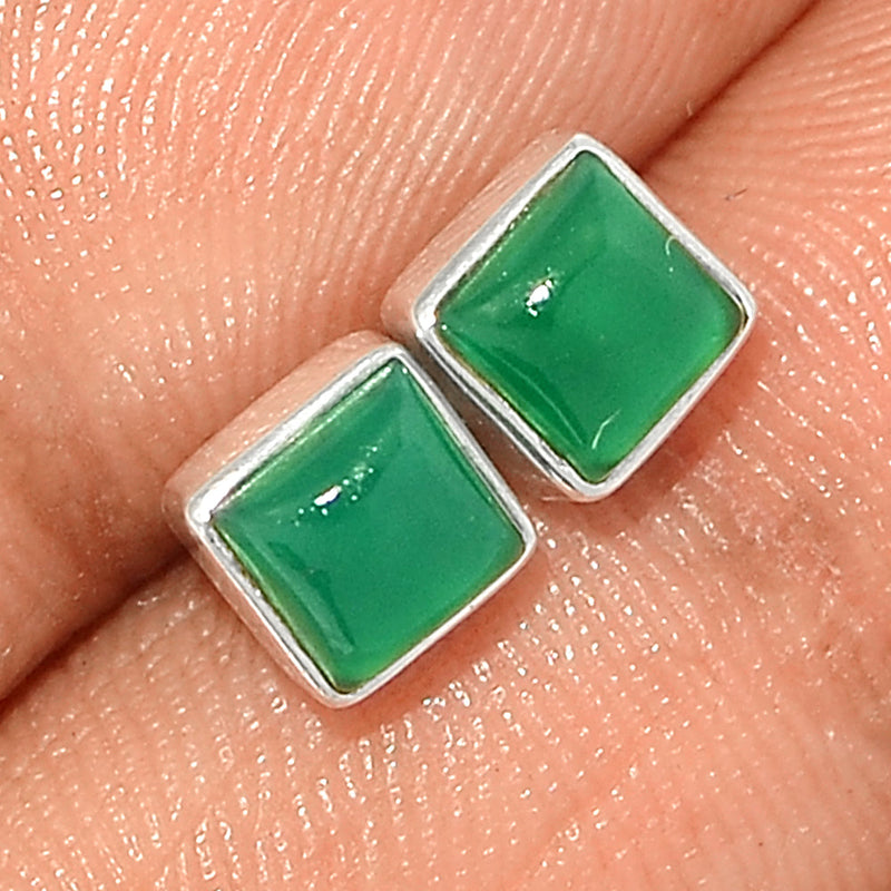 Green Onyx Studs - GROS266