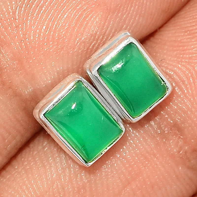 Green Onyx Studs - GROS269