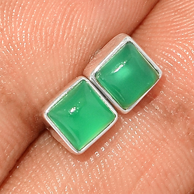 Green Onyx Studs - GROS271