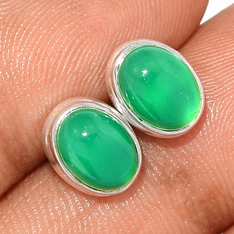 Green Onyx Studs - GROS272