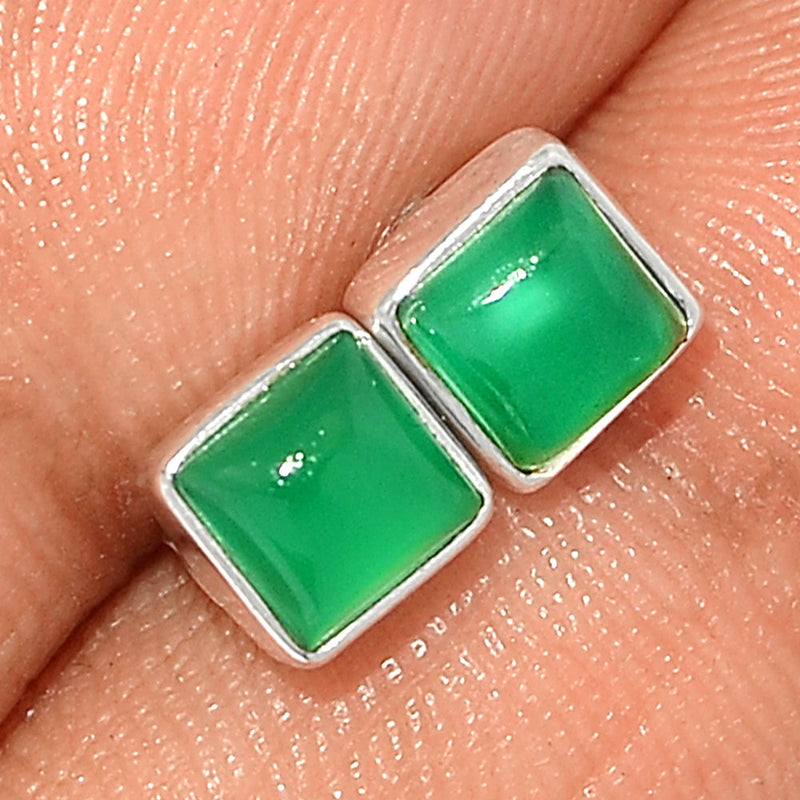 Green Onyx Studs - GROS273