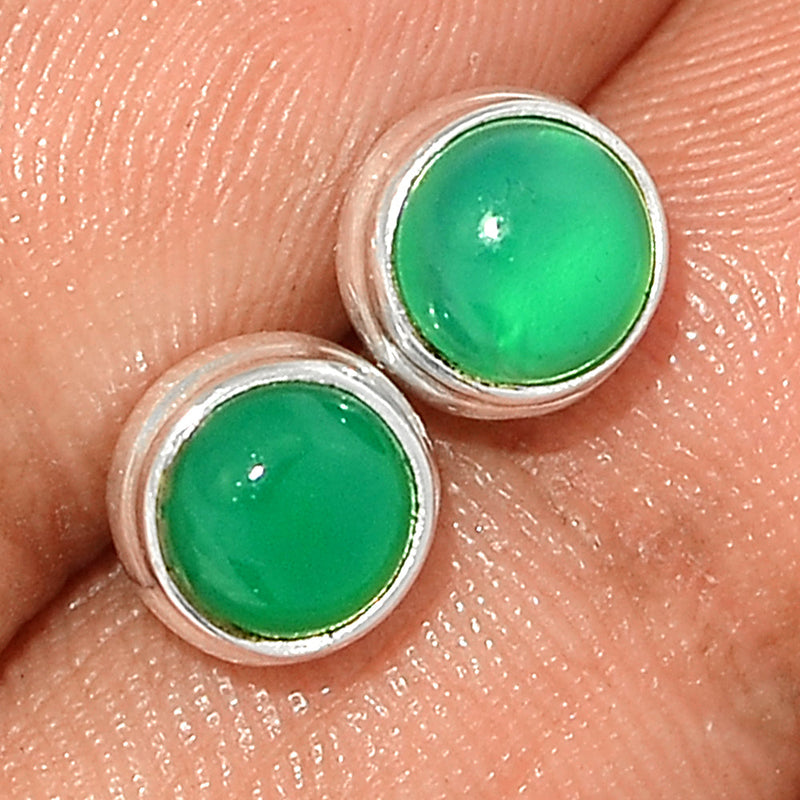 Green Onyx Studs - GROS274