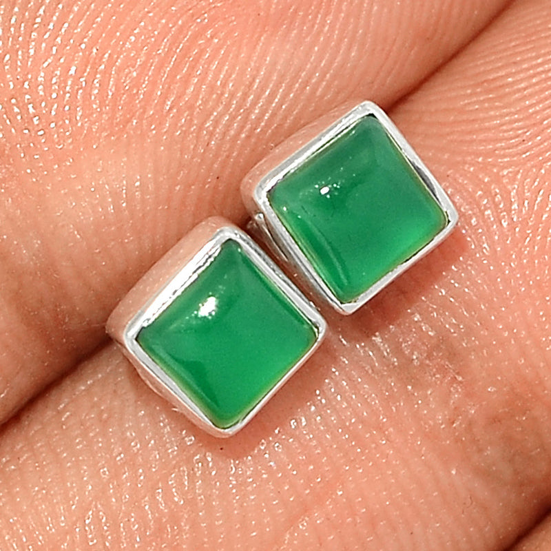 Green Onyx Studs - GROS275