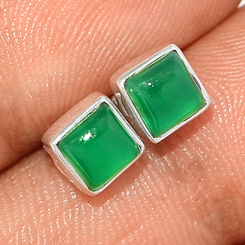 Green Onyx Studs - GROS276