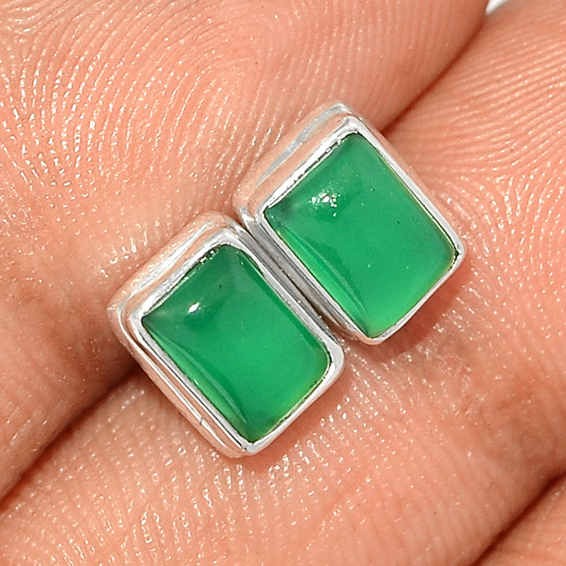 Green Onyx Studs - GROS278