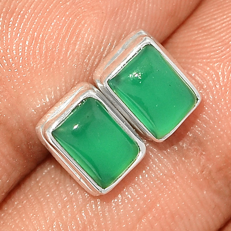 Green Onyx Studs - GROS279