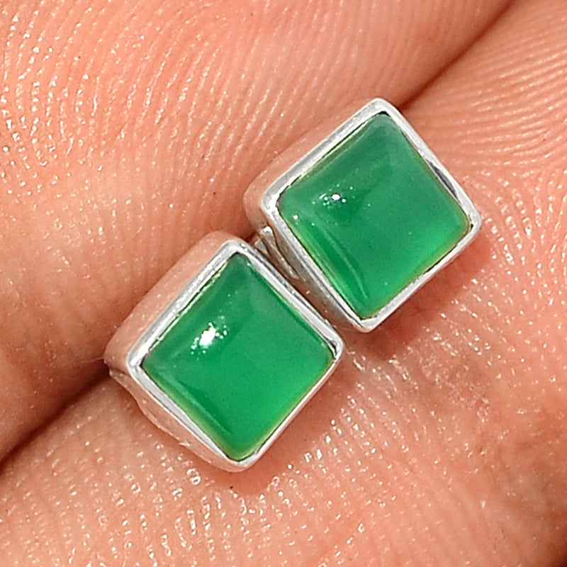 Green Onyx Studs - GROS280