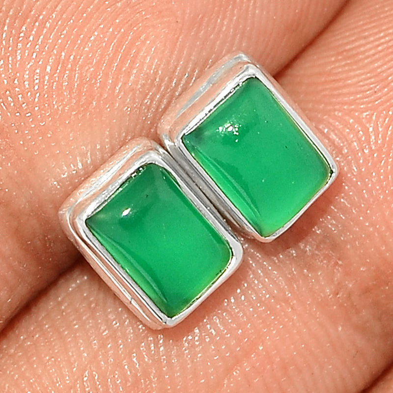 Green Onyx Studs - GROS281