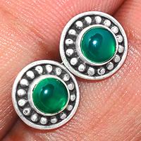 Green Onyx Studs-GROS66