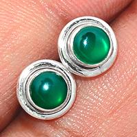 Green Onyx Studs-GROS72