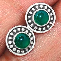 Green Onyx Studs-GROS90