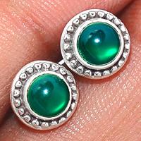 Green Onyx Studs-GROS93