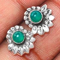 Green Onyx Studs-GROS98