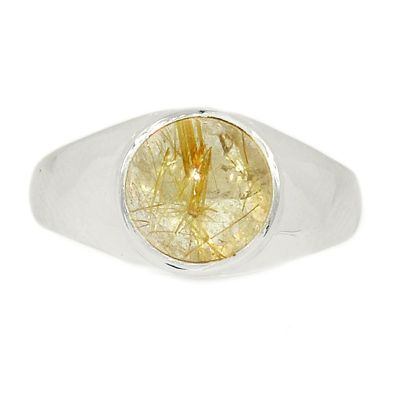 Solid - Golden Rutile Ring - GRUR1142