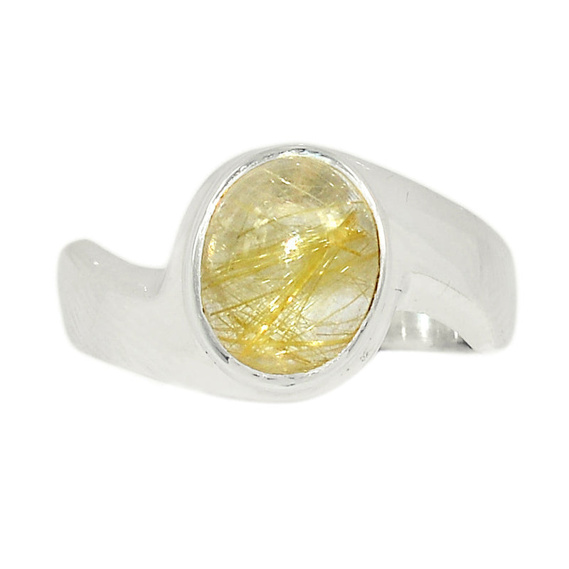 Solid - Golden Rutile Ring - GRUR1143