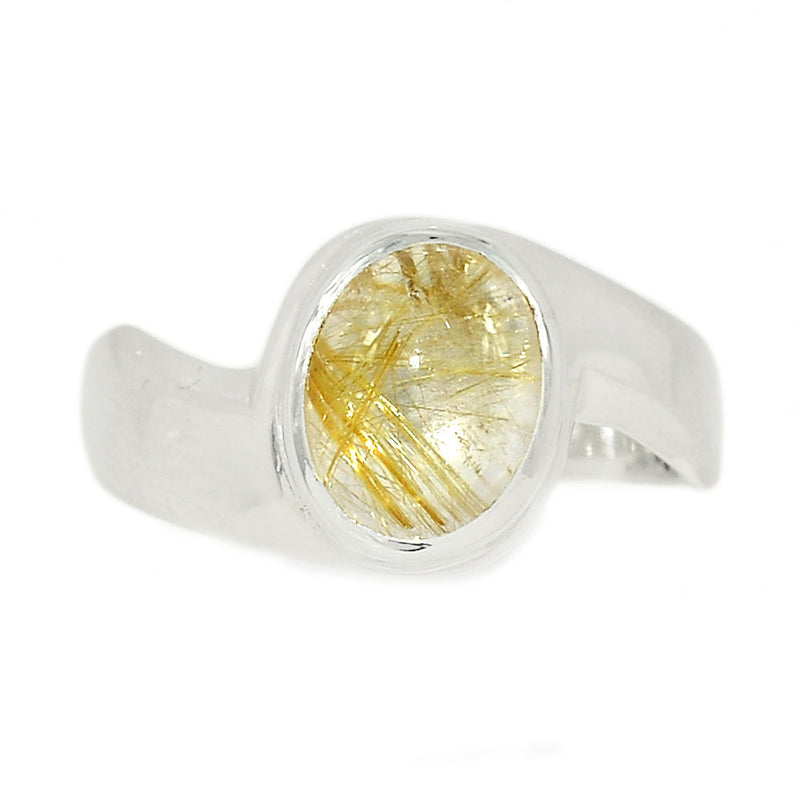 Solid - Golden Rutile Ring - GRUR1145
