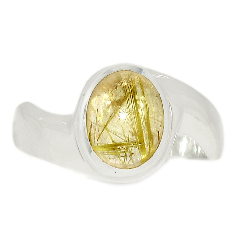 Solid - Golden Rutile Ring - GRUR1150