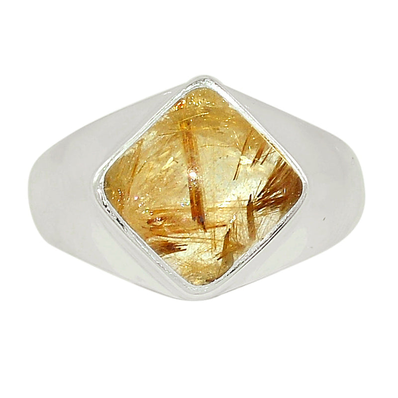 Solid - Golden Rutile Ring - GRUR1402