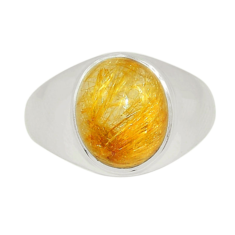 Solid - Golden Rutile Ring - GRUR1404