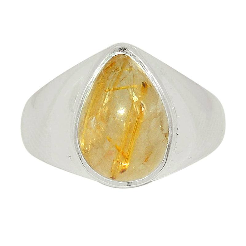 Solid - Golden Rutile Ring - GRUR1409