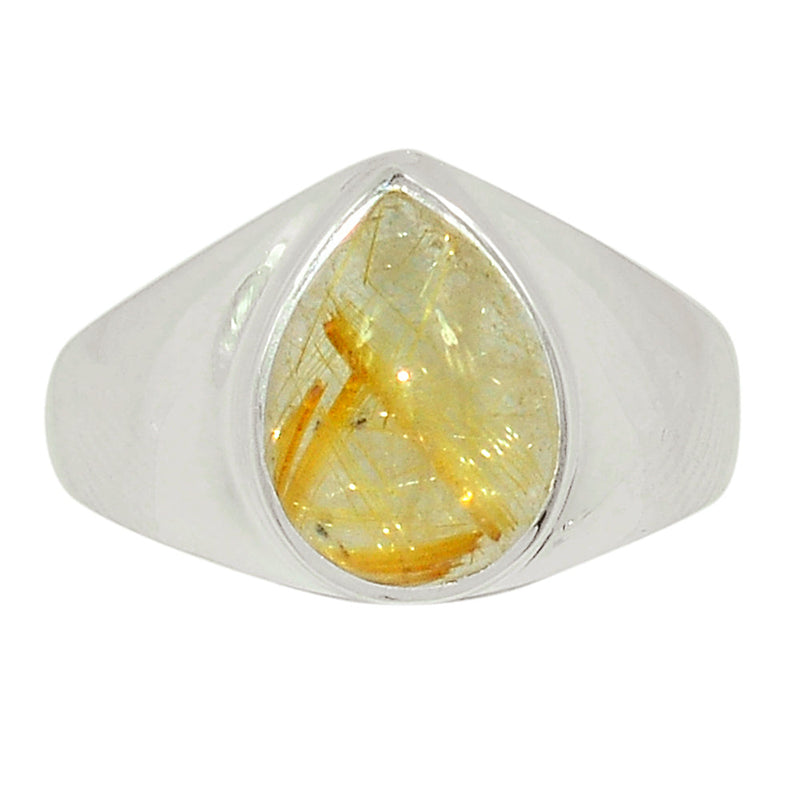 Solid - Golden Rutile Ring - GRUR1413