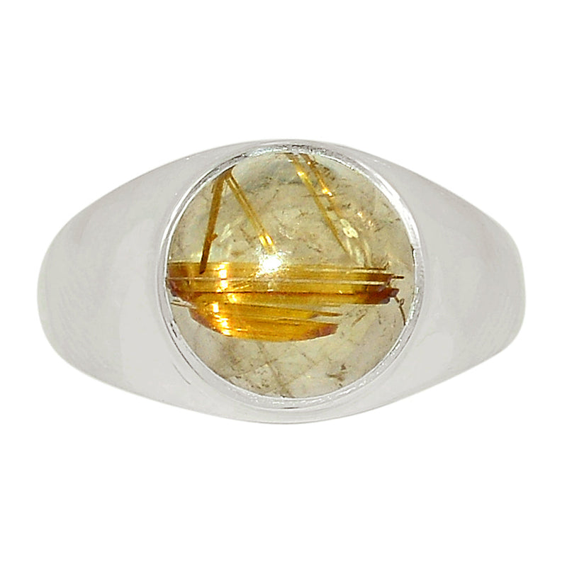 Solid - Golden Rutile Ring - GRUR1415