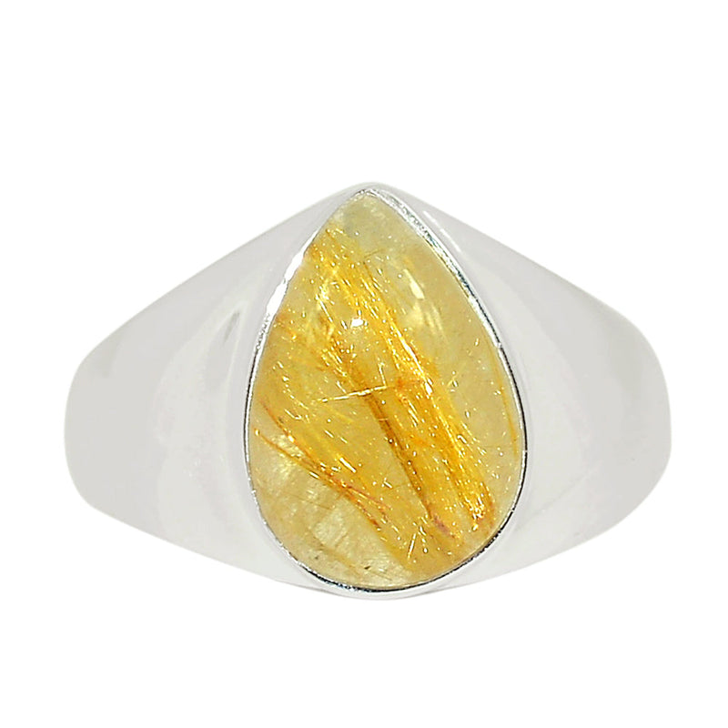 Solid - Golden Rutile Ring - GRUR1417