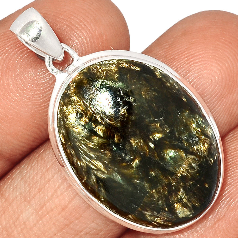 1.5" Golden Seraphinite Pendants - GSPP549