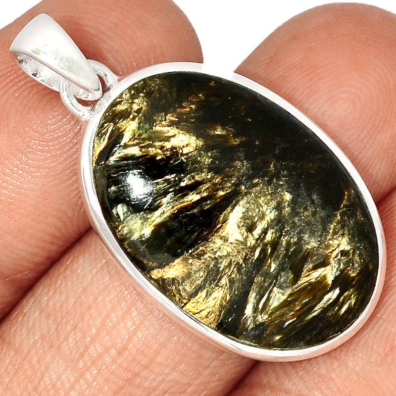 1.5" Golden Seraphinite Pendants - GSPP555