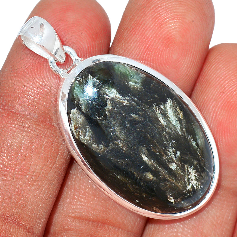 1.7" Golden Seraphinite Pendants - GSPP609