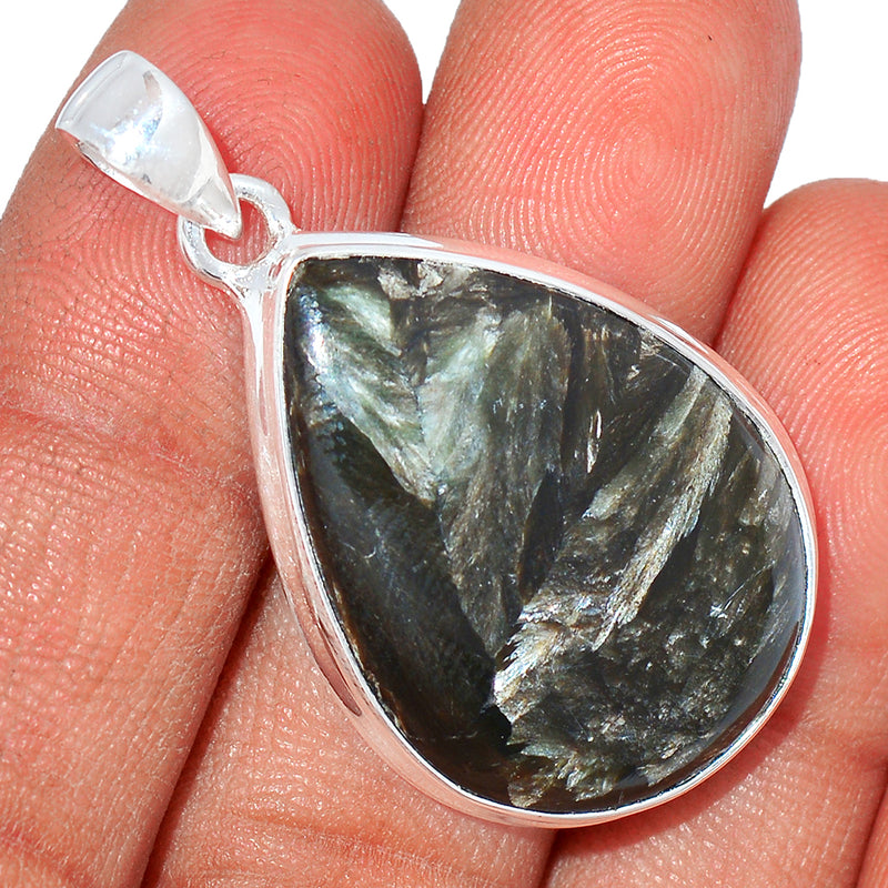 1.6" Golden Seraphinite Pendants - GSPP610