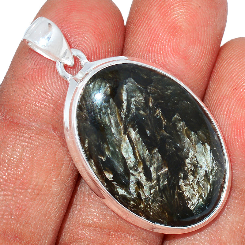 1.7" Golden Seraphinite Pendants - GSPP617