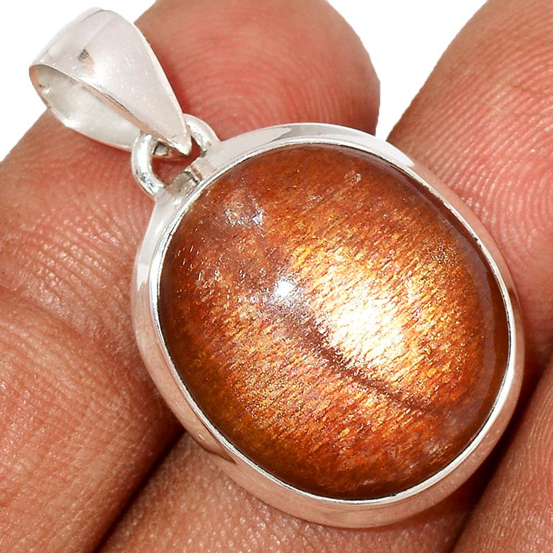 1.2" Golden Sun Stone - Pendants - GSSP183