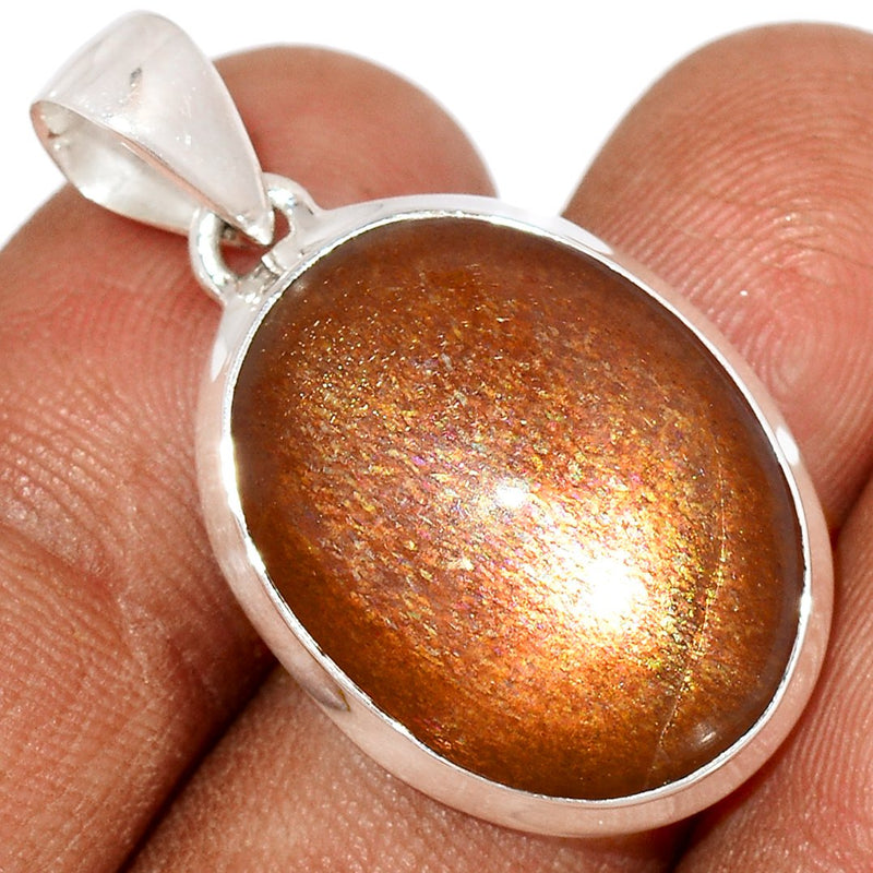 1.3" Golden Sun Stone - Pendants - GSSP187