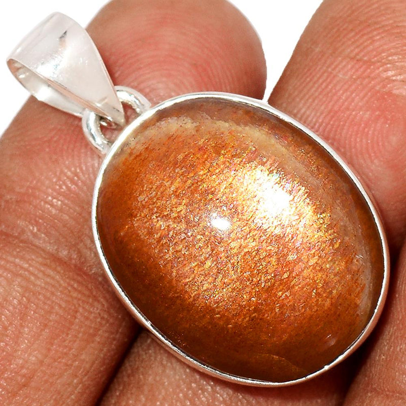 1.3" Golden Sun Stone - Pendants - GSSP194