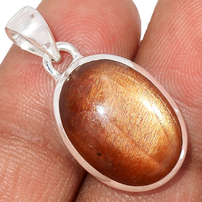 1.1" Golden Sun Stone Pendants - GSSP242