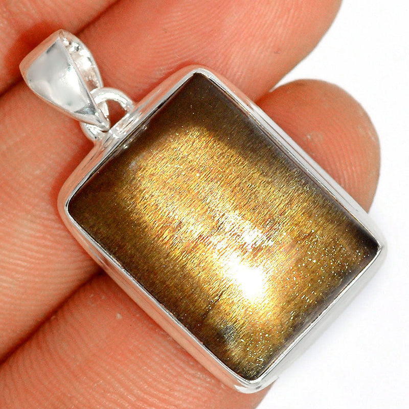 1.3" Golden Sun Stone Pendants - GSSP256